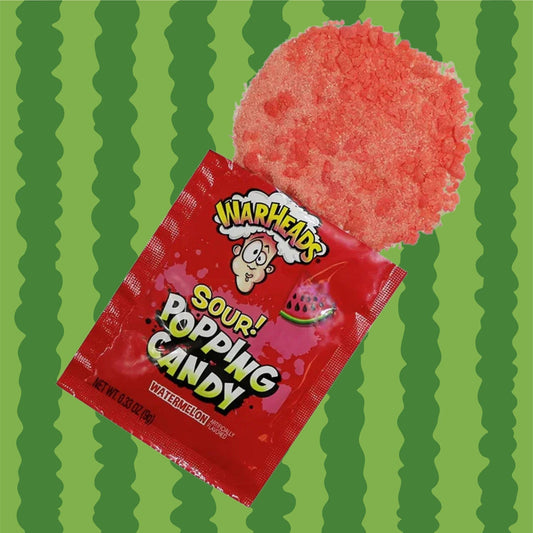 Warheads Sour Popping Candy Watermelon