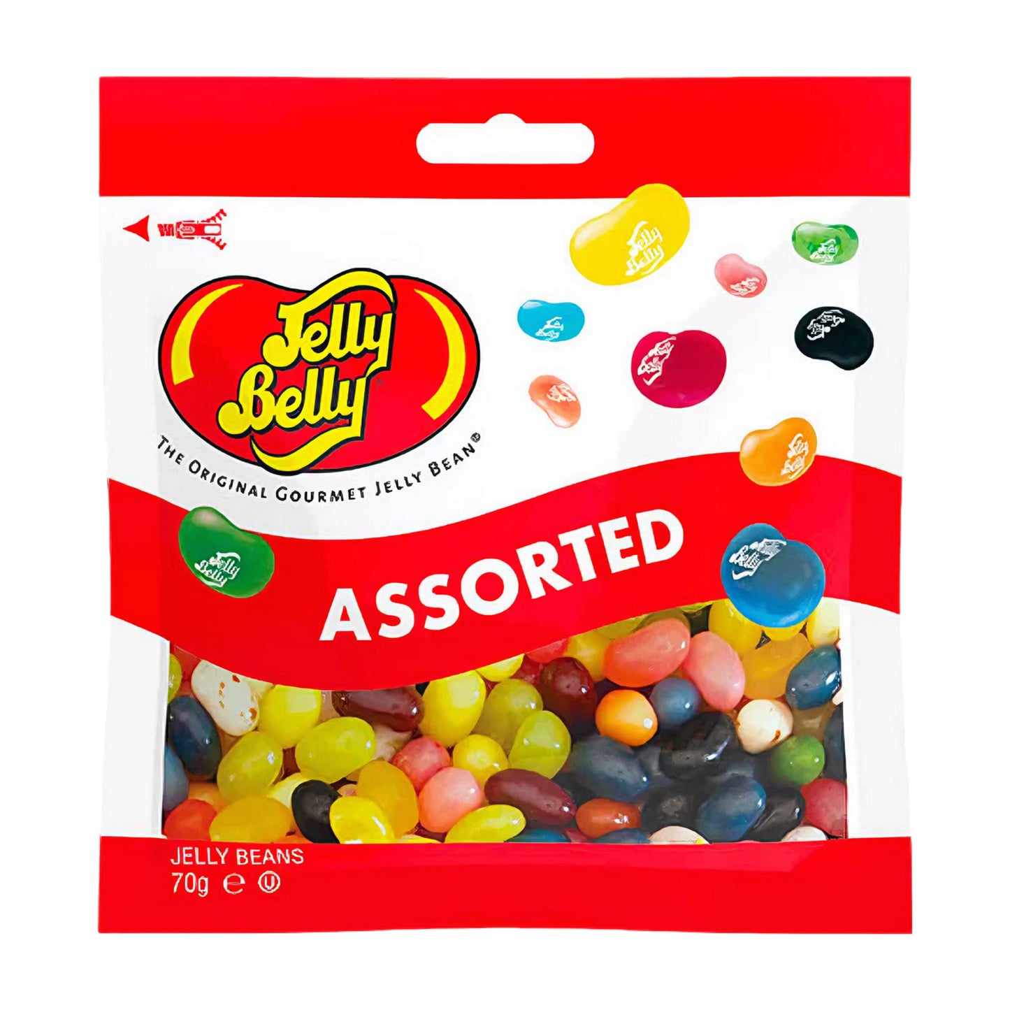 Jelly Belly Beans embalagem colorida com mix variado de gomas
