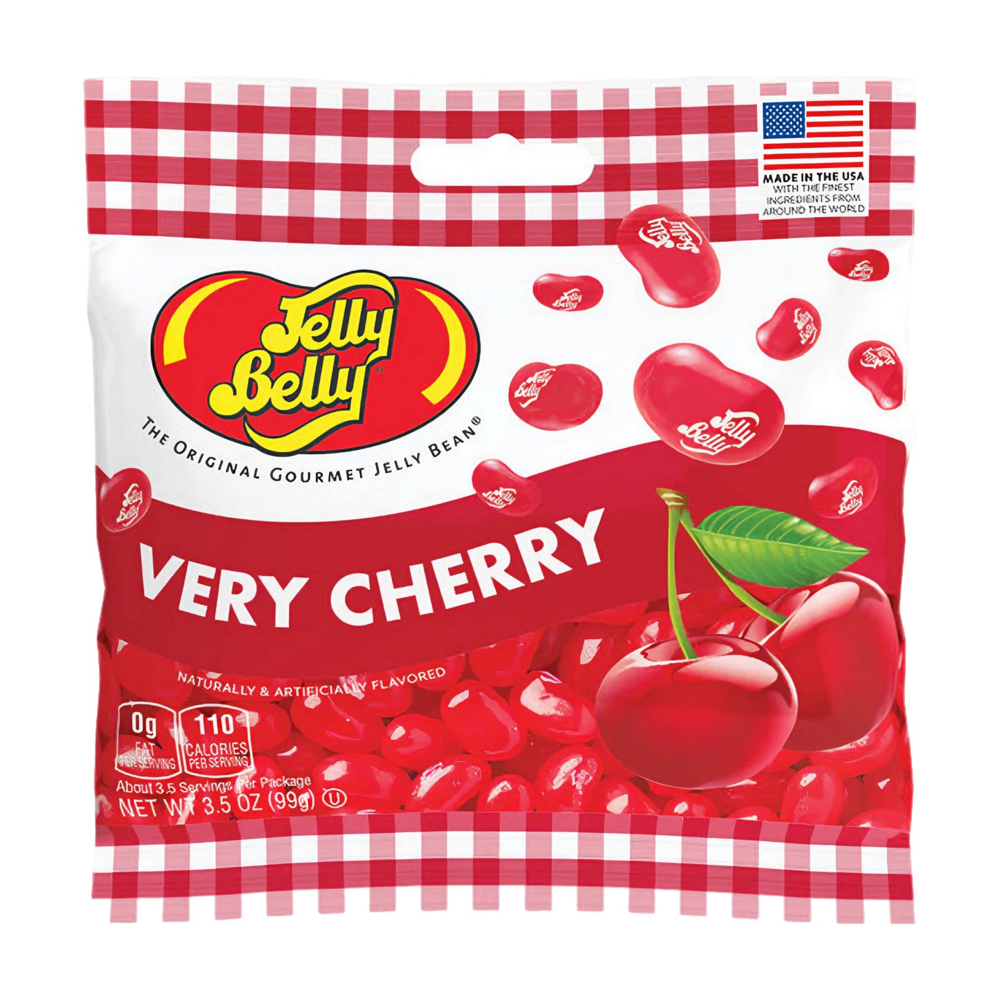 Jelly Belly Beans Very Cherry embalagem colorida 70g