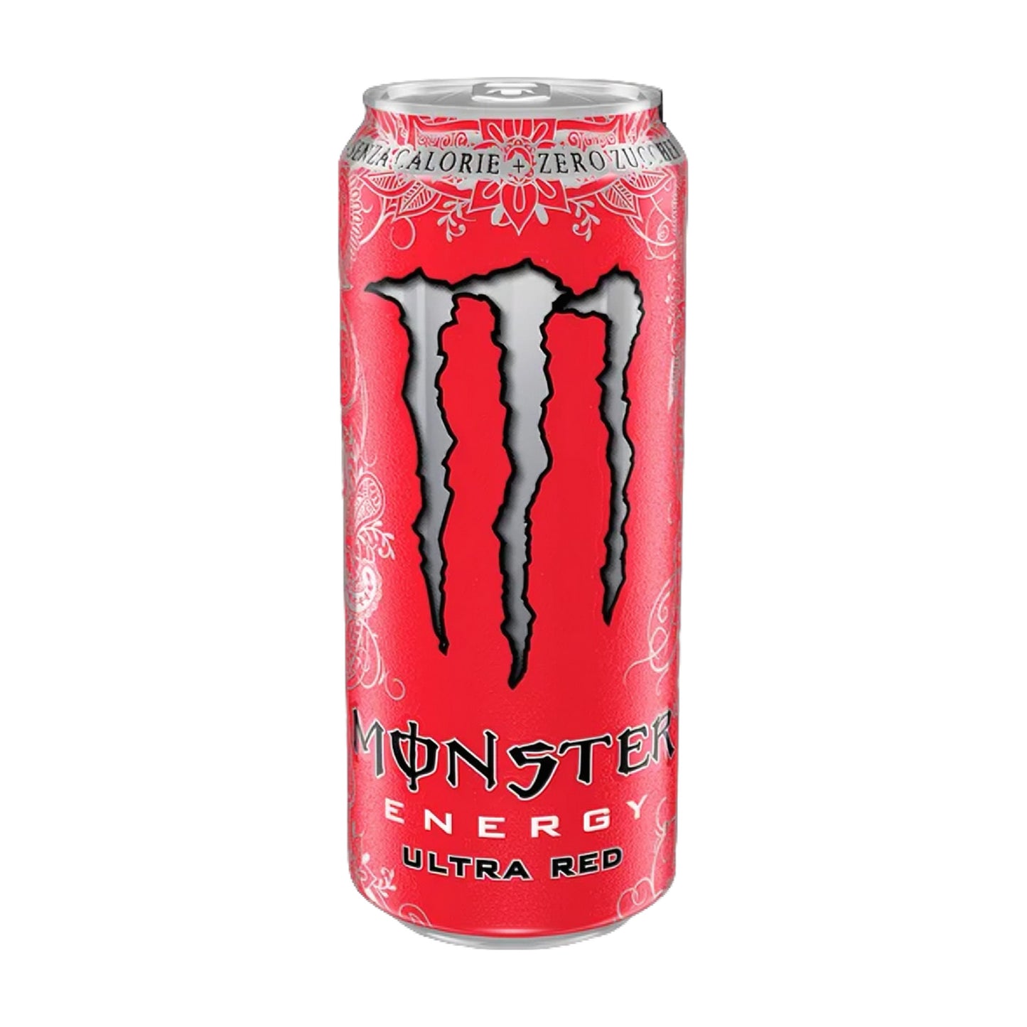 Lata Monster Energy Ultra Red bebida energética sem açúcar