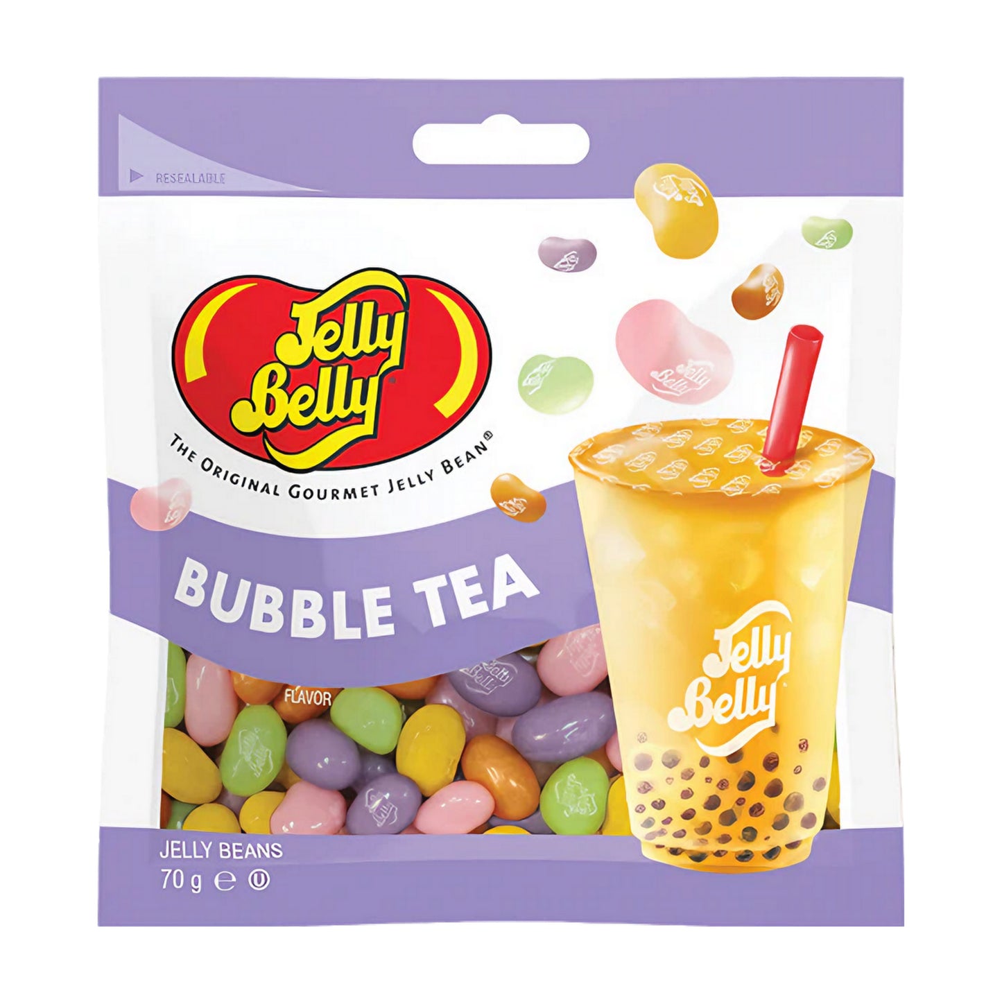 Jelly Beans Bubble Tea embalagem colorida com doces açucarados