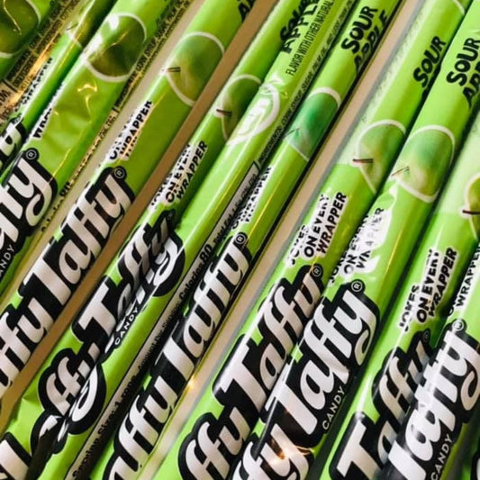 Laffy Taffy sabor maçã verde ácida embalagem individual colorida