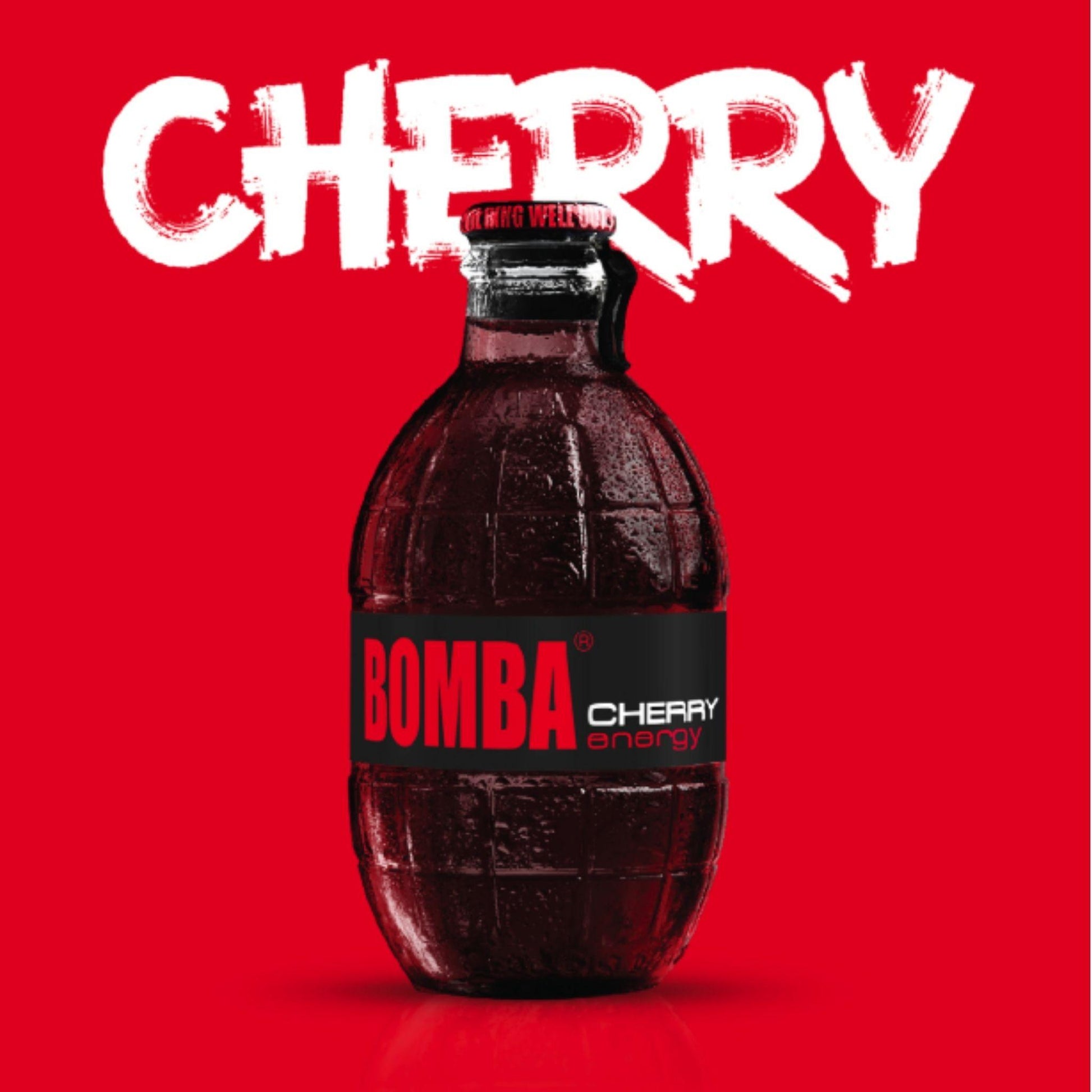 Bebida energética Bomba Cherry Energy lata vermelha 250ml