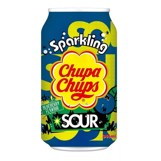 Chupa Chups Sparkling Sour Blueberry