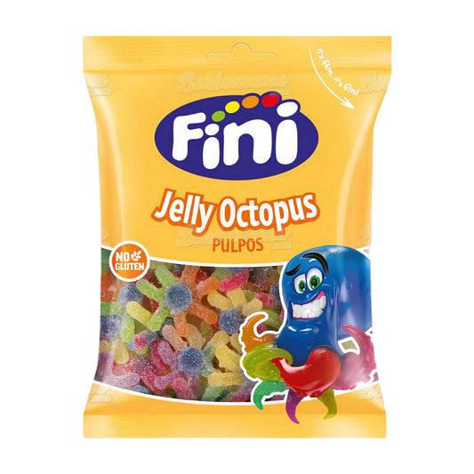 Gomas Fini Octopus coloridas em forma de polvo embalagem 90g