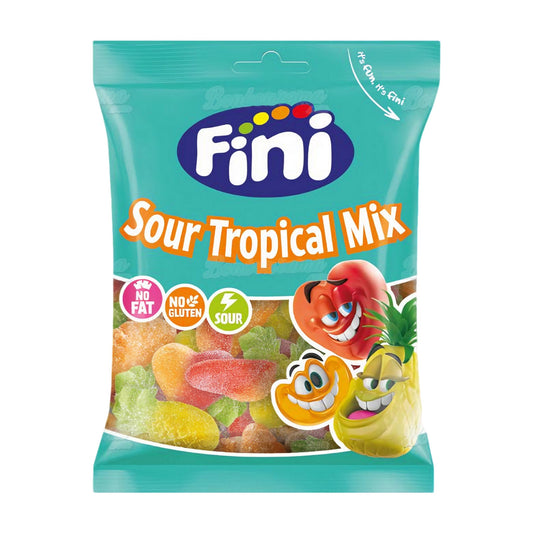 Fini Tropical Mix gomas coloridas embalagem tropical 180g