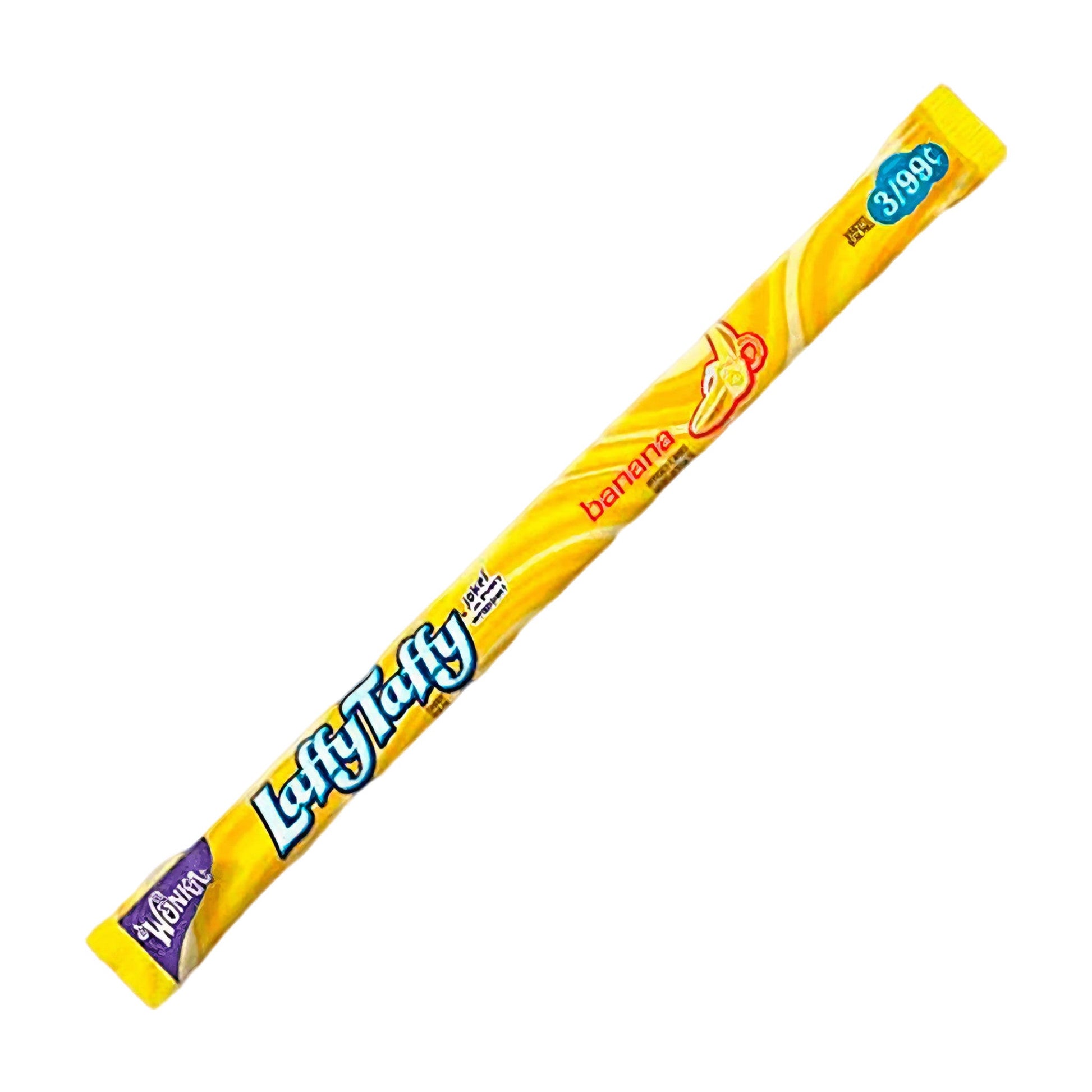 Laffy Taffy Banana caramelo elástico embalagem amarela importado