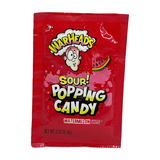 Warheads Sour Popping Candy Watermelon 9g aam