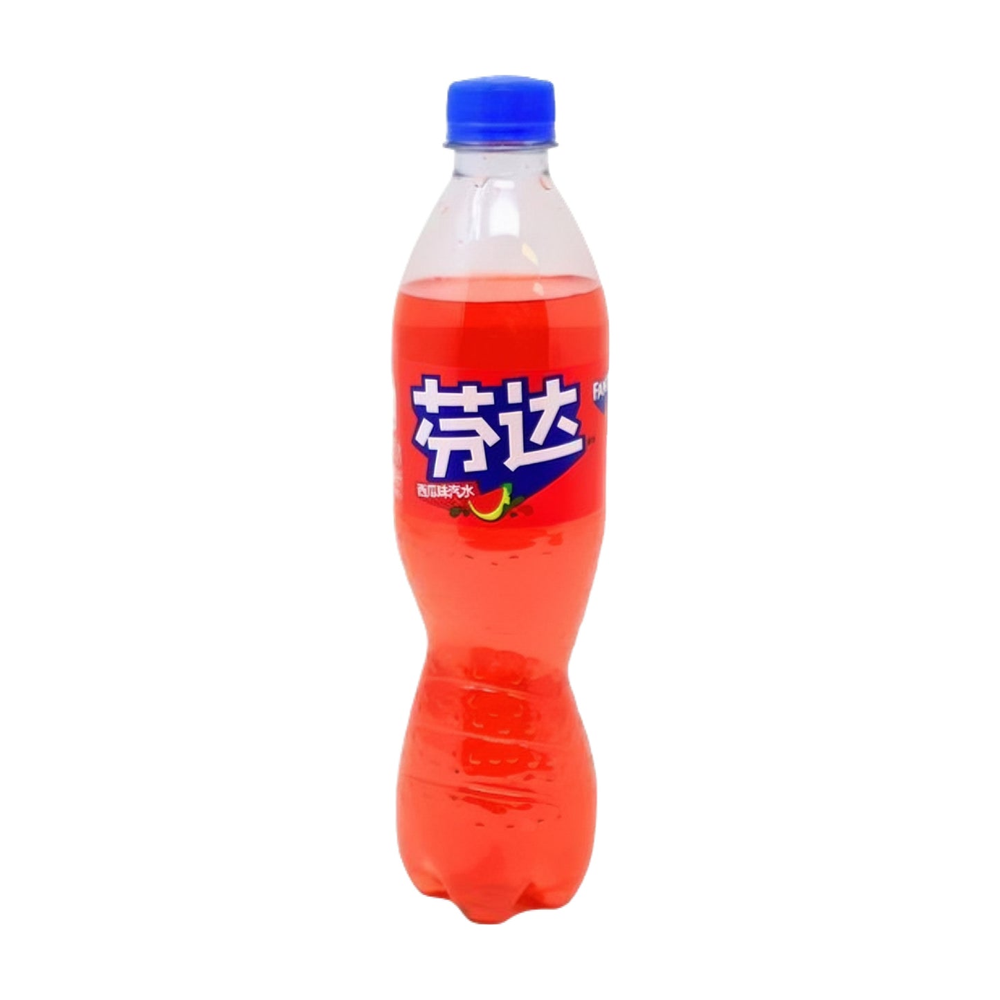 Garrafa Fanta Watermelon refrigerante importado sabor melancia 500ml